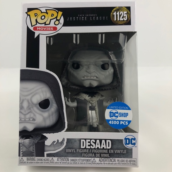 Funko Pop! #1125 Zack Snyder Justice League Metallic DESAAD DC Shop LE 4500 - Picture 1 of 6
